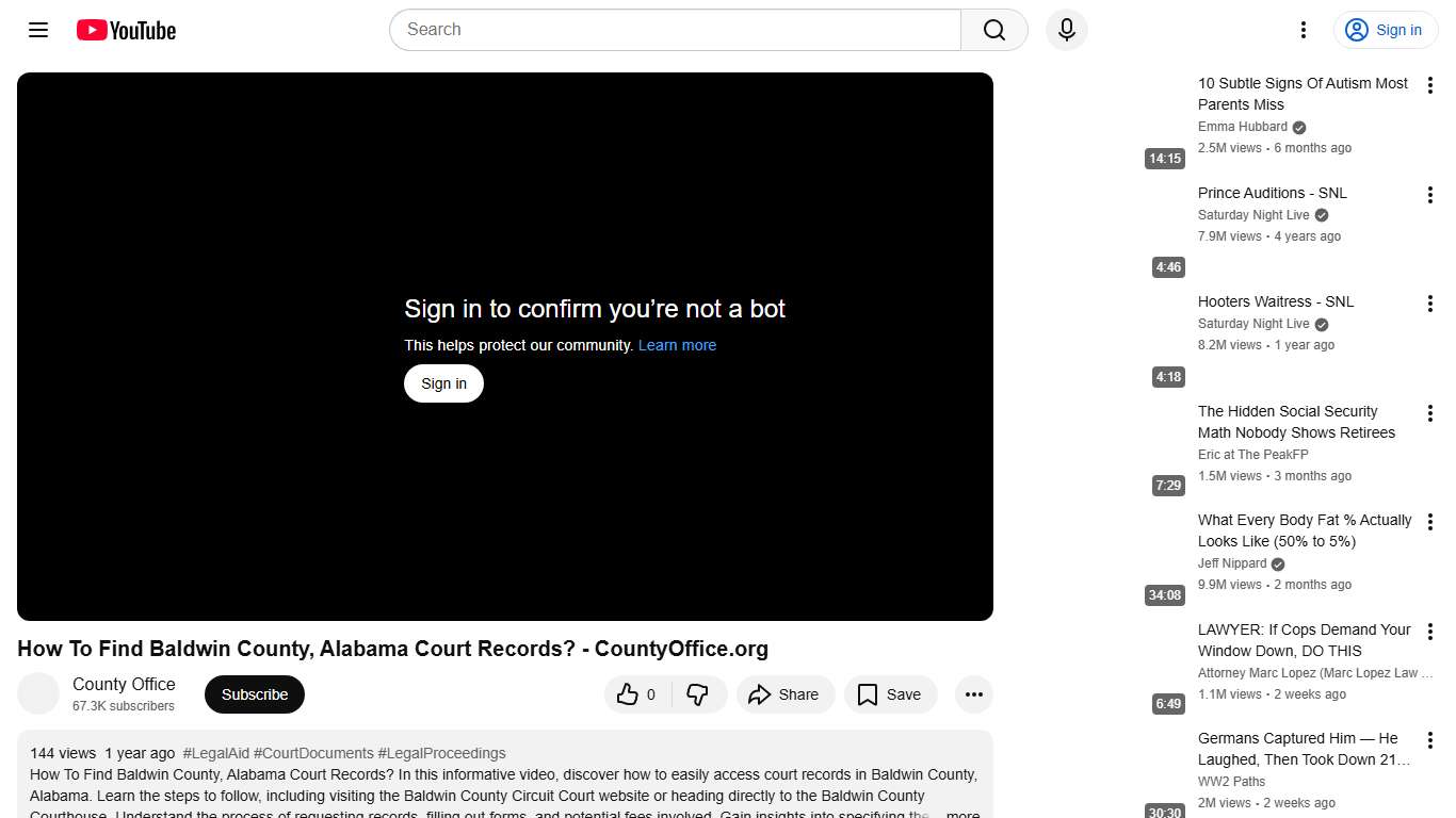 How To Find Baldwin County, Alabama Court Records? - CountyOffice.org - YouTube