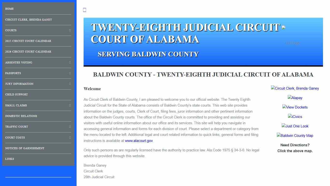 Baldwin County - Twenty-Eighth Circuit Court of Alabama
